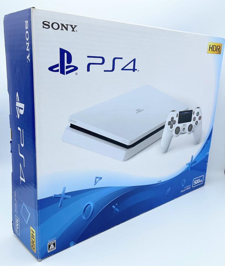 【美品】PlayStation4 グレイシャーホワイト 500GB 完品