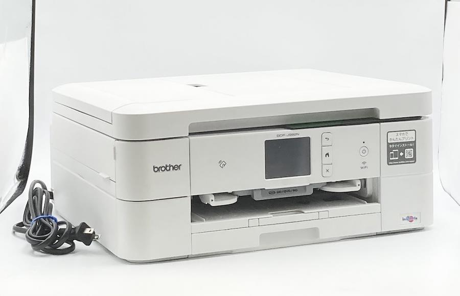 (旧モデル) ブラザー A4インクジェット複合機 DCP-J982N-W (白モデル/ADF/有線・無線LAN/手差しトレイ/両面印刷/レーベル印刷)