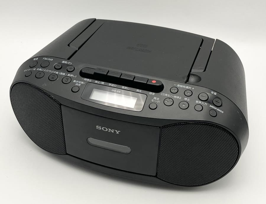 ソニー SONY CDラジオカセットレコーダー CFD-S401 B新品未開封品