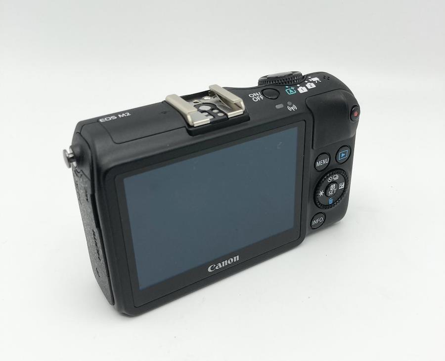 Canon EOS M2 ブルー + EF-M18-55mmミラーレス一眼