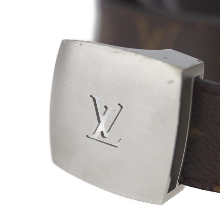 Buy LOUIS VUITTON belt M6888V 13915 silver hardware [USED] from