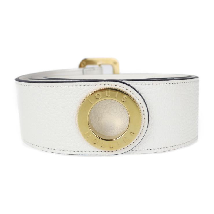 Buy LOUIS VUITTON belt M9802 leather gold hardware [USED] from Japan - Buy  authentic Plus exclusive items from Japan