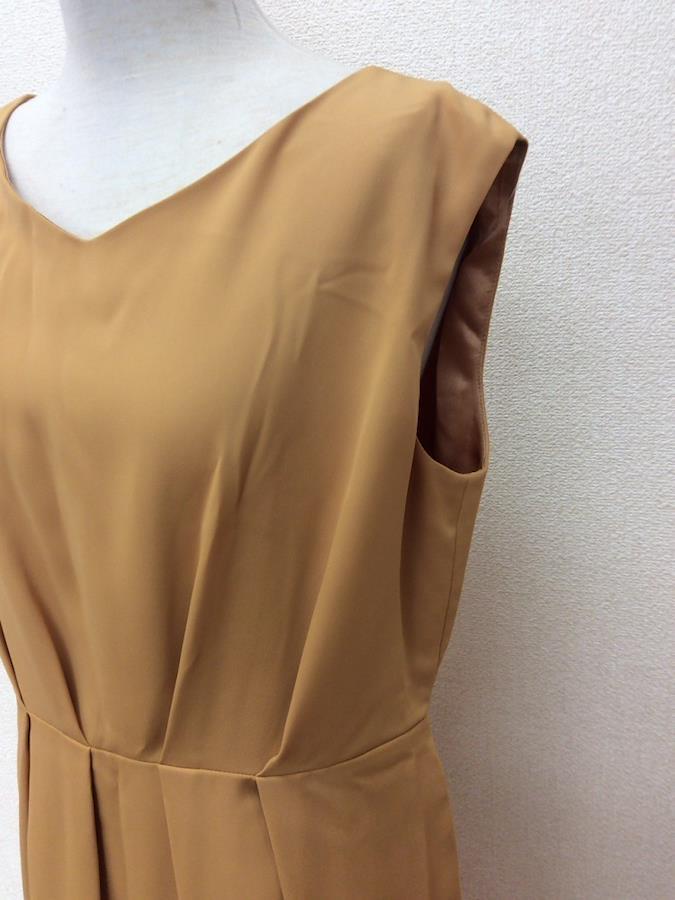 aimer anche ocher sleeveless dress