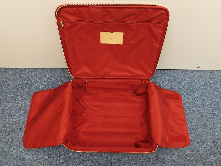 Louis Vuitton Vernis Pegase 45 Carryon Luggage Suitcase Red M91278 POMME  DAMOUR