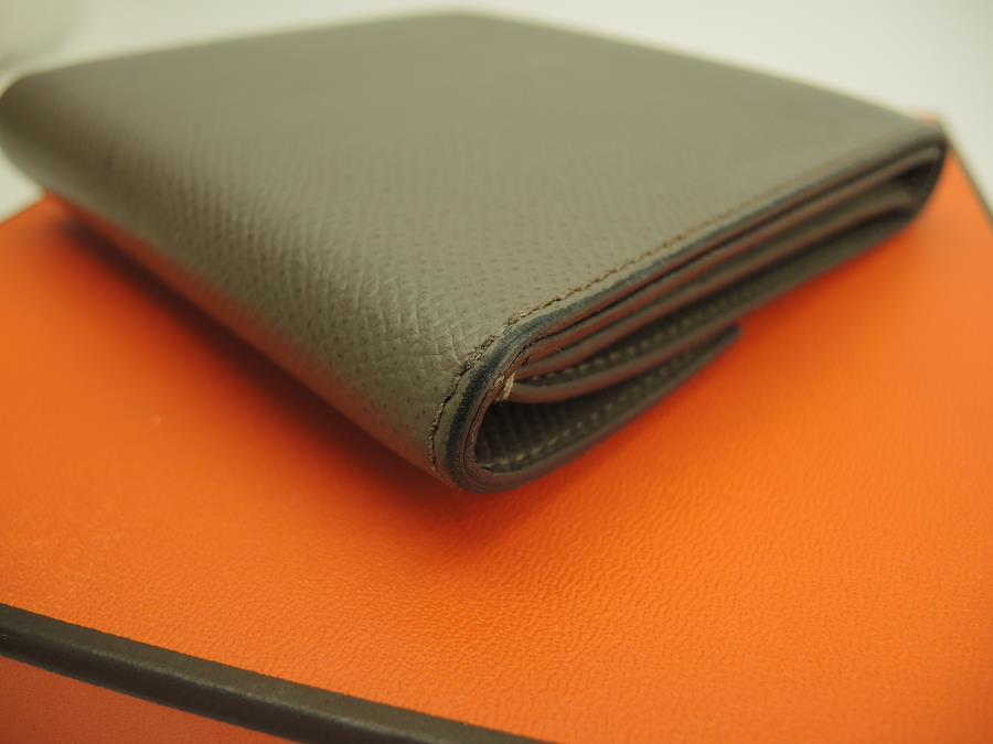 Buy Hermes Click 12 Epson Etain Compact Wallet Small Wallet Used ...