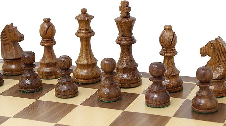 ChessJapan チェス駒 オフィシャル・スタントン 95mm 日本チェス連盟公式用具