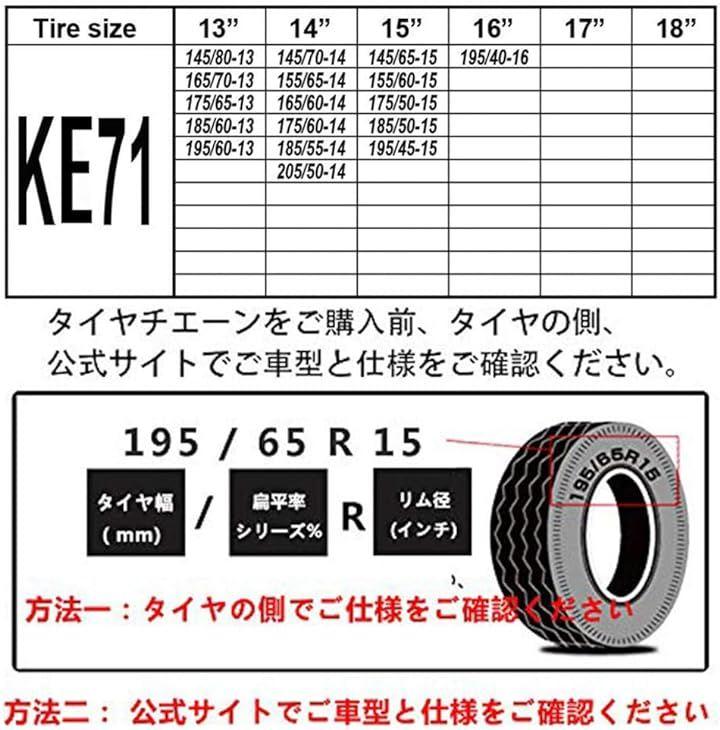 タイヤチェーン 重 非金属 M1 165R14、175R13、17565R15 等 売買されたオークション情報 落札价格 【au  payマーケット】の商品情報をアーカイブ公開