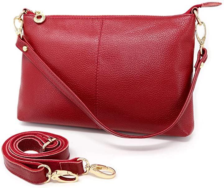 Buy Genuine Leather Shoulder Bag, Women's, Crossbody, 2-Way, Thin