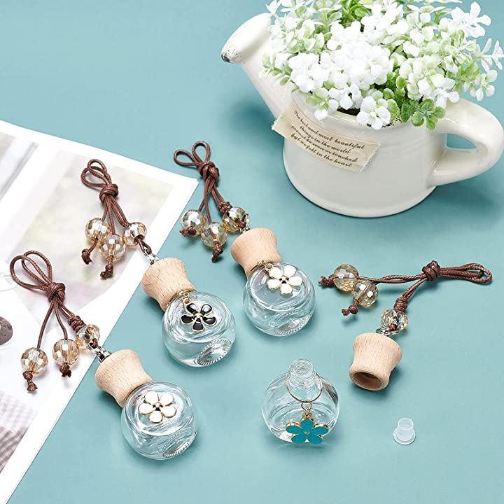 Buy Perfume Bottle Hanging Flower Shape Aroma Perfume Bottle Car