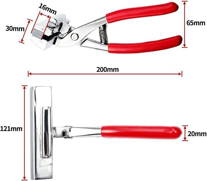 画材 キャンバス張り器 プライヤー 口幅12cm - 画材