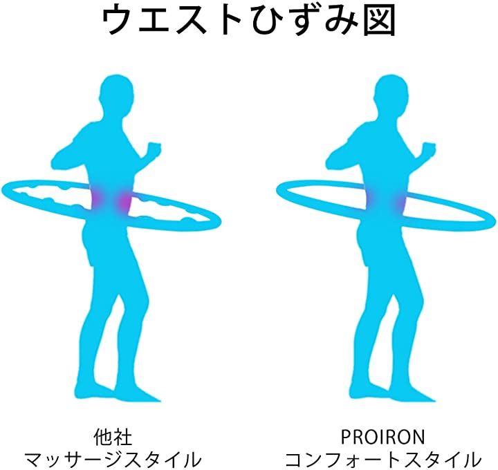 フラフープ 進化版 内部重量が均一 収納袋付き 1.8kg 8本 7ダーク+1