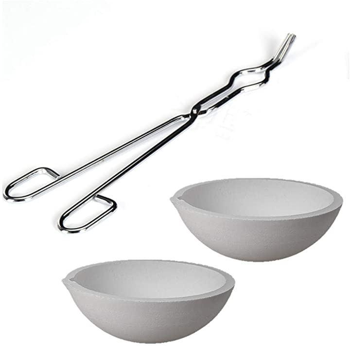 ST TS Scissors + 2 Crucibles Set Ceramic Bakeware Bowl 2800 Degree