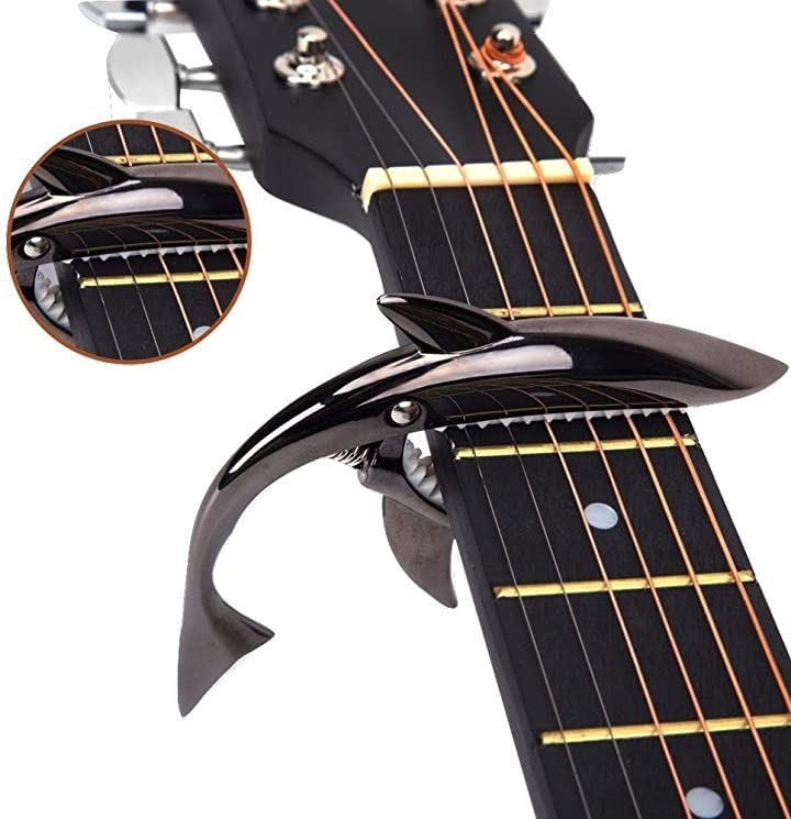 ギターカポタスト サメ型  シルバー