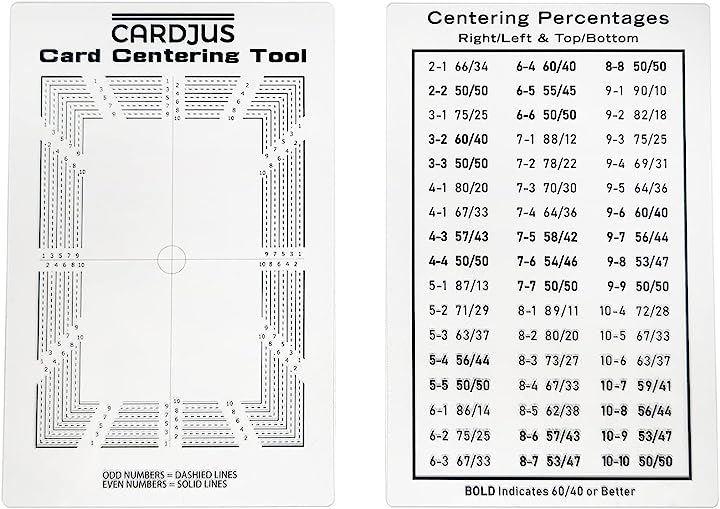 Buy Centering tool Card grading 88mmx63mm card size from Japan - Buy  authentic Plus exclusive items from Japan
