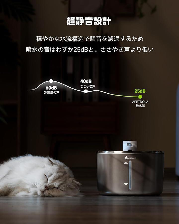 20off!!猫用自動給水器 コードレス フィルタースポンジ - 食器