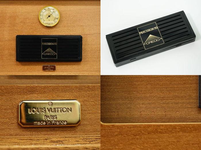 Louis Vuitton Coffee 75 M58562 Wood Cigarette Case Brown Gold France