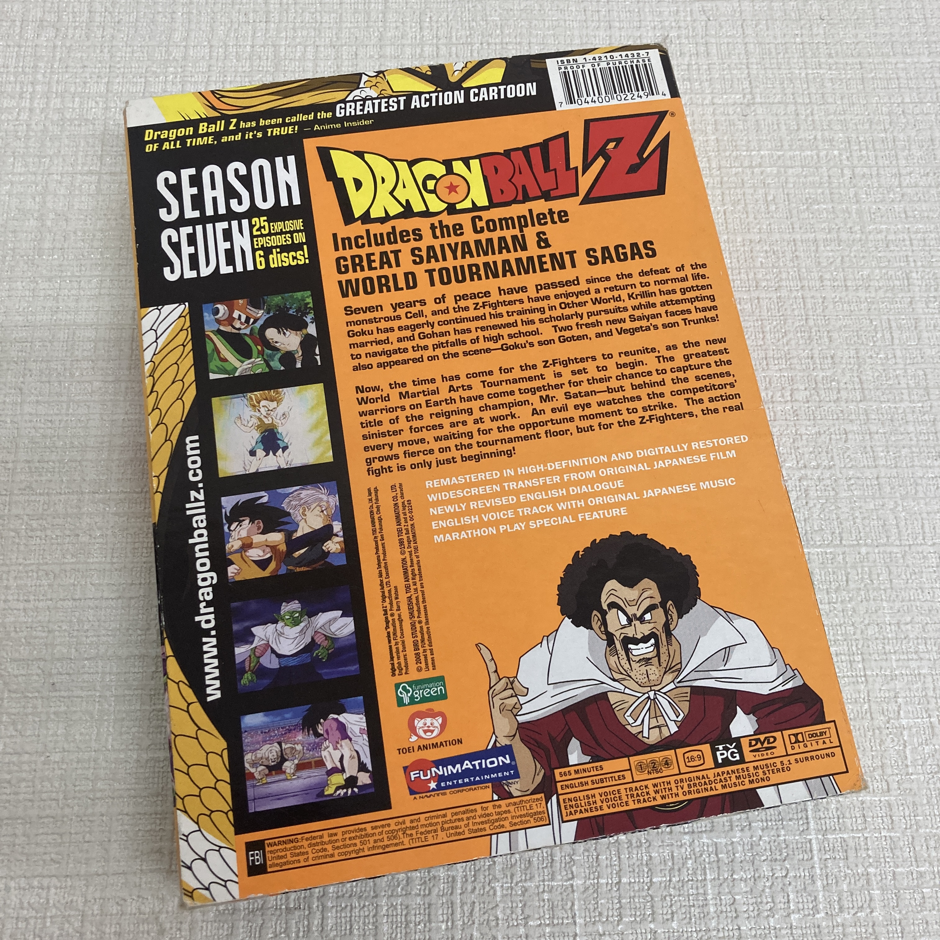 Buy Dragon Ball Z Season 9 DVD 6Disc DIGITAL REMASTERED Toei