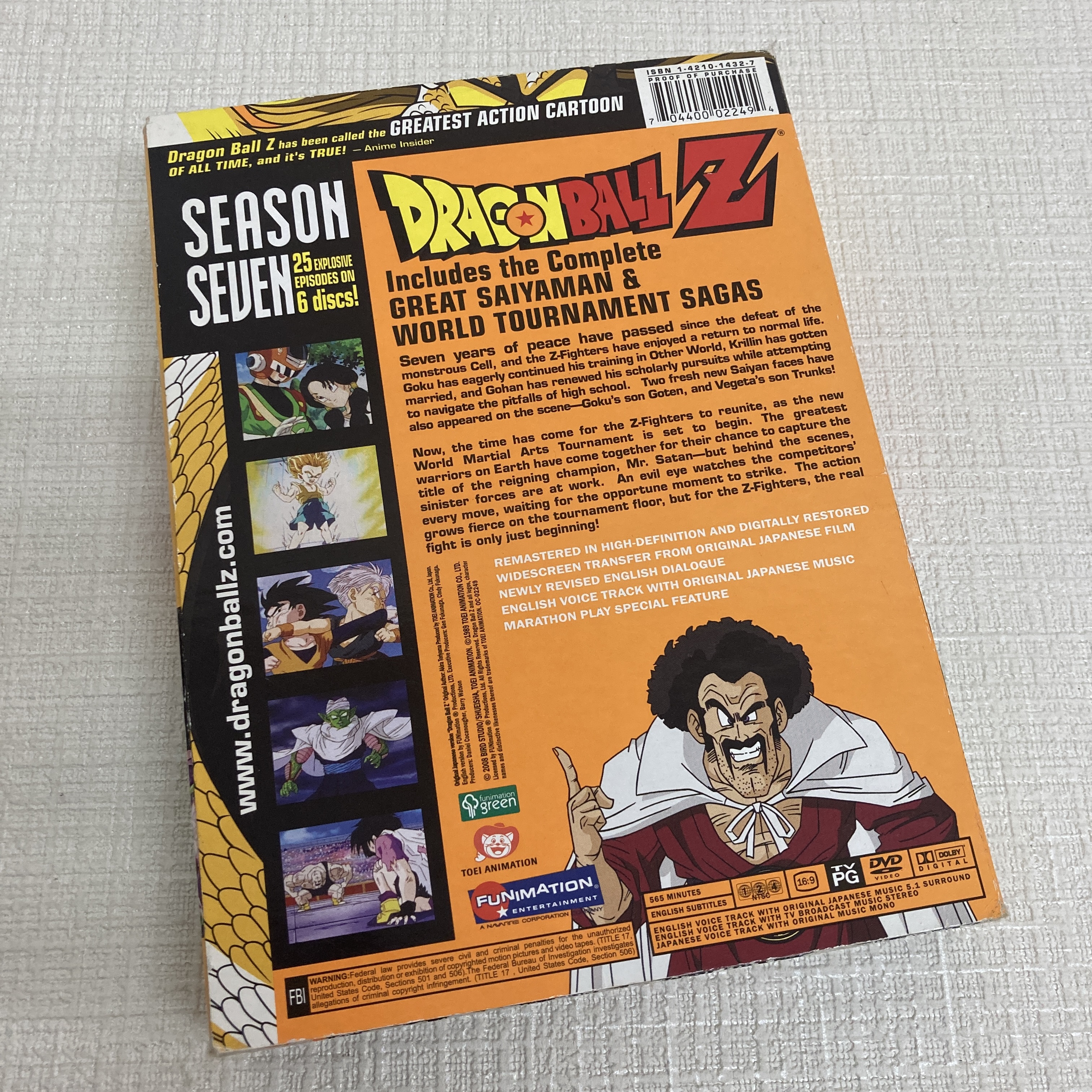 Dragon Ball Z - Season 7 (Great Saiyaman & World  