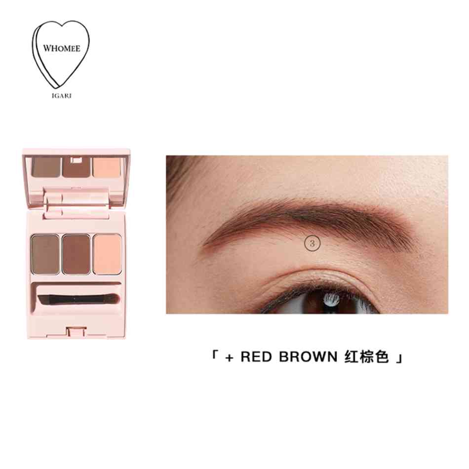 WHOMEE アイブロウパウダー red brown