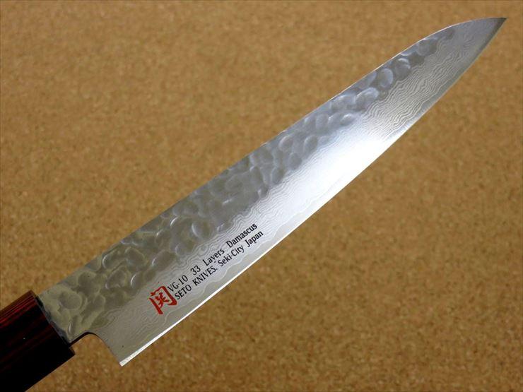 ISEYA Hammered 33 Layers Nickel Damascus VG10 Petty Utility