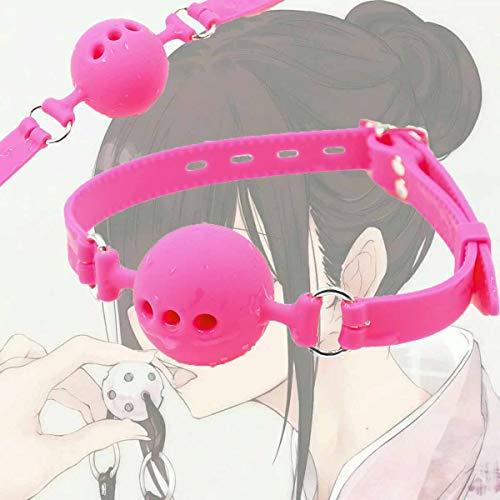 Buy SM Gag Ball, Diameter 3.5cm, Silicone, With Hole, Mouth Plug, Mouth Gag  Ball, SM Goods, Restraints, Cosplay, Captive Play, Slave, Saliva, Erotic  Toys, Adult Goods, Sex Toys, Pink (M) from Japan 