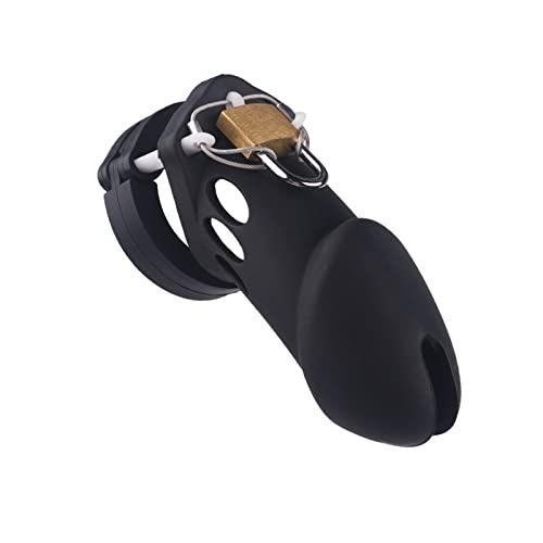 Buy Chastity Belt Men's Silicone Chastity Device For Men Chastity Body With  Key 5 Rings Set Chastity Lock Chastity Want Male Chastity Cage Restraint  Adult Goods (Black) from Japan - Buy authentic
