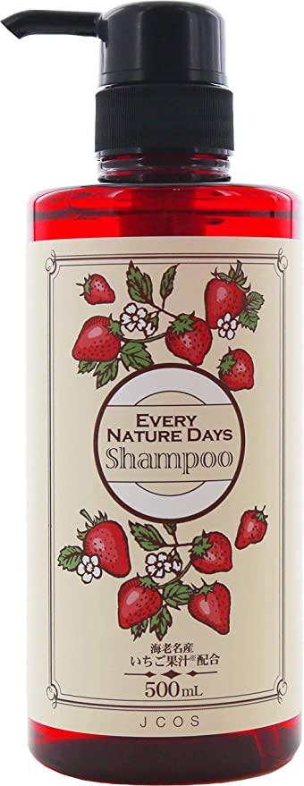 Jacos EVERY NATURE DAYS 草莓洗髮水草莓和花卉 500mL - 網購日本原版商品，點對點直送香港 | ZenPlus