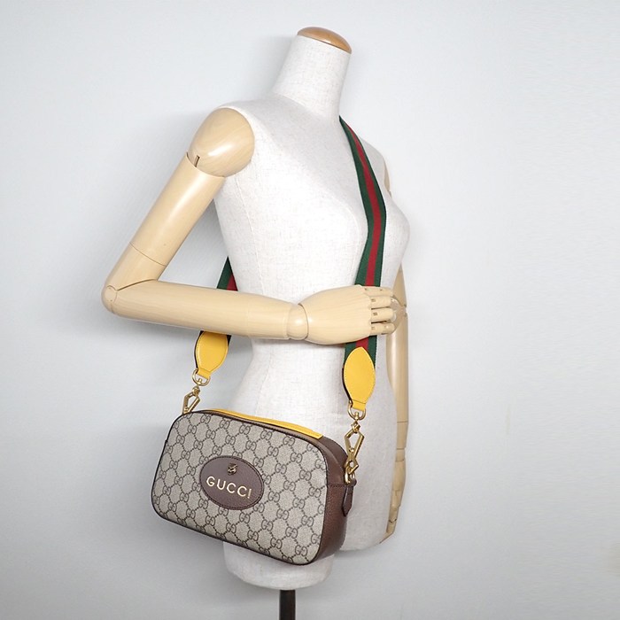 GUCCI Neo Vintage Shoulder Bag 476466 K9GVT 8856 Beige GG Supreme