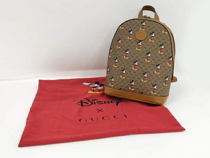 DISNEY x GUCCI Medium Backpack Preowned From Japan