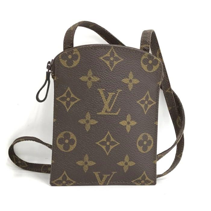 Authentic Louis Vuitton Monogram Pochette Secret Shoulder Bag Pouch
