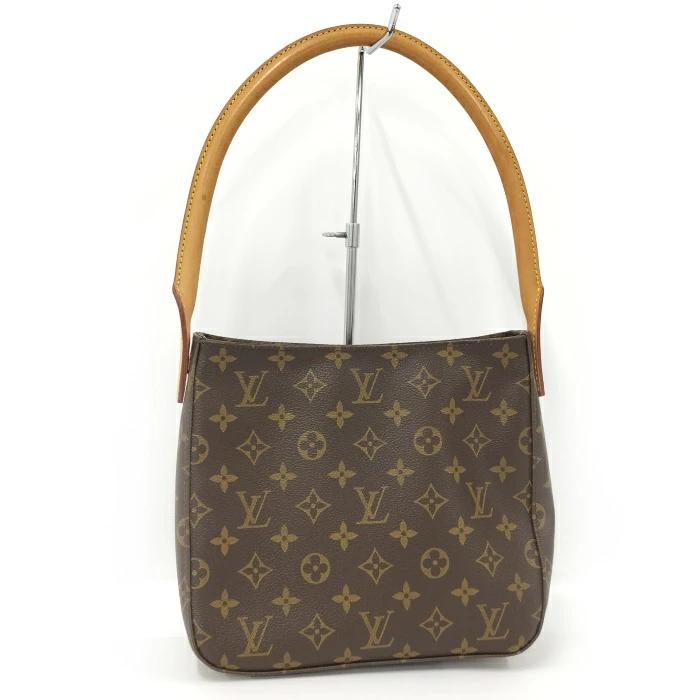 LOUIS VUITTON Authentic Monogram Looping MM Shoulder Bag Used from Japan