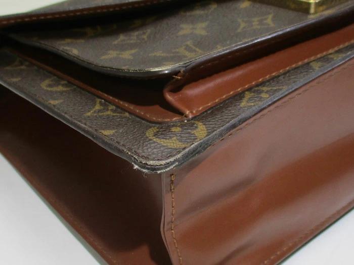 Authentic Louis Vuitton Hand Bag Monogram Monceau Briefcase M51185