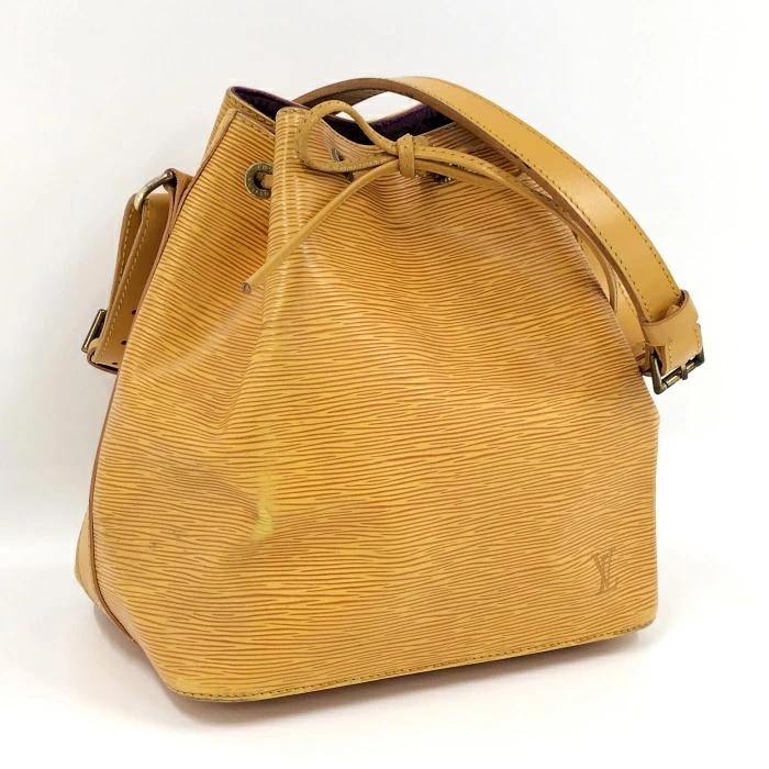 Authentic Preloved Louis Vuitton Yellow EPI Leather Petite Noe Bag