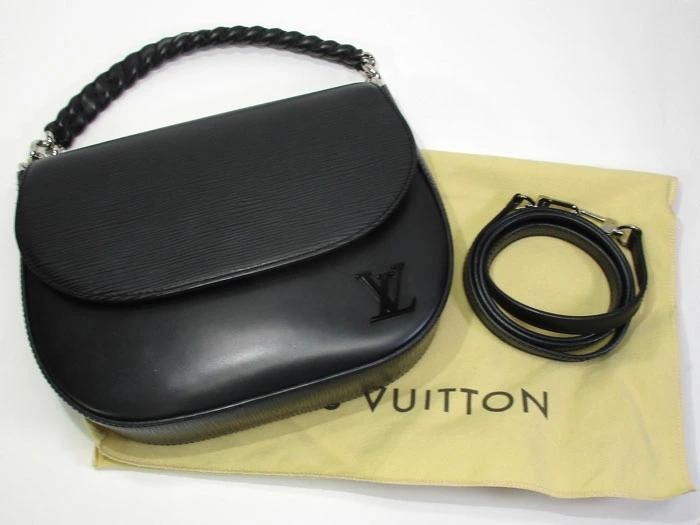 Louis Vuitton Noir Epi Leather Byushi Bag Louis Vuitton