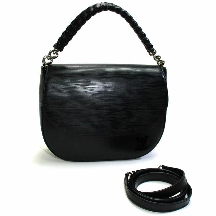 louis bag used black
