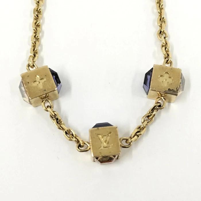 Buy [Used] LOUIS VUITTON Collier Gamble Necklace Plated Gold