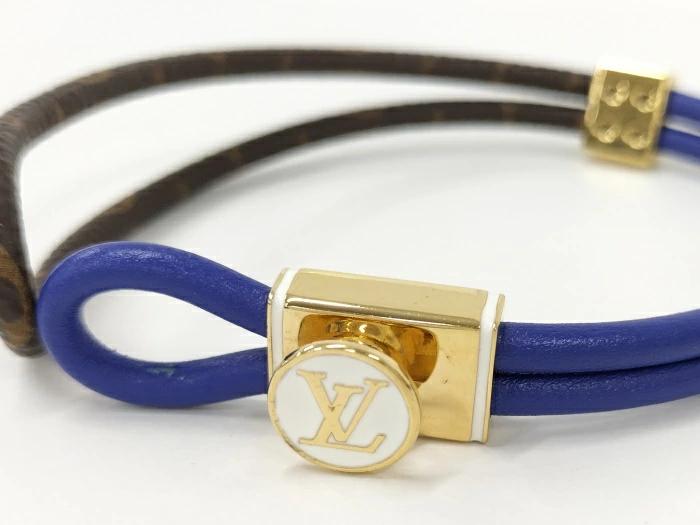 Louis Vuitton X NBA Loop It Bracelet Blue for Men