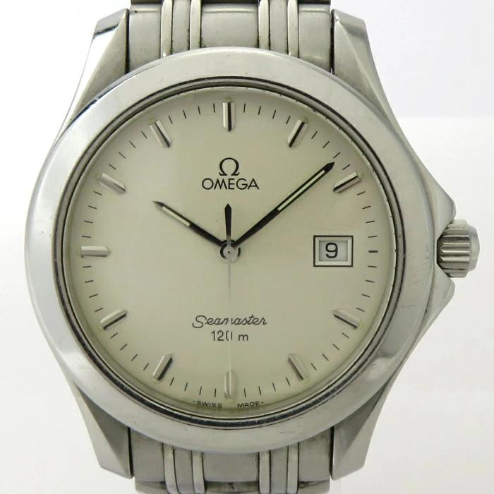 Used OMEGA Seamaster Watch Date Quartz Silver 2511.33