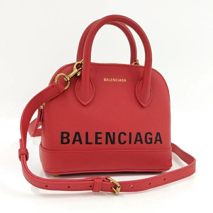 Buy [Used] BALENCIAGA Billtop Handle XXS Shoulder Bag Red 525050 from Japan - Buy authentic Plus exclusive items from Japan | ZenPlus