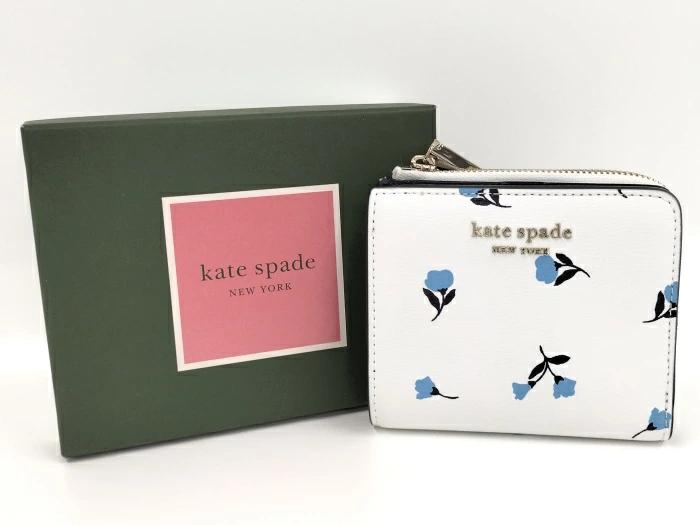Buy [Used] Kate Spade Compact Wallet PVC Flower White from Japan - Buy  authentic Plus exclusive items from Japan