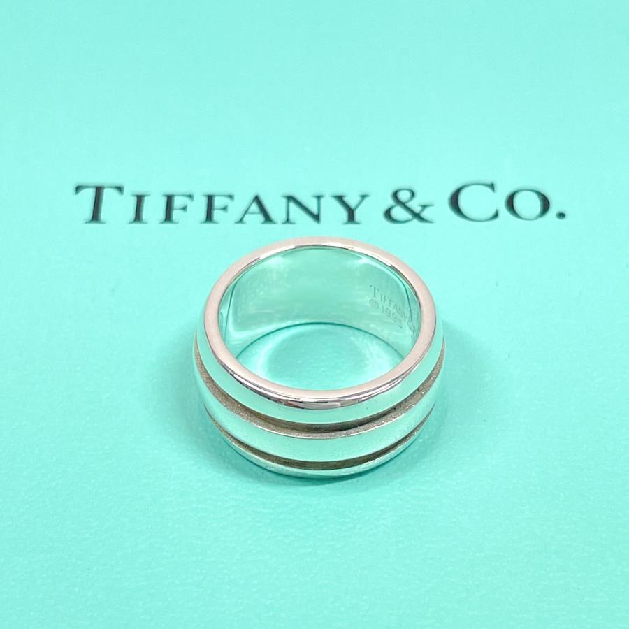 TIFFANYu0026Co. ティファニー リング・指輪 アトラス グルーブド ダブルライン シルバー925 7825号 シルバー レディース 中古 -  日本の商品を世界中にお届け | ZenPlus