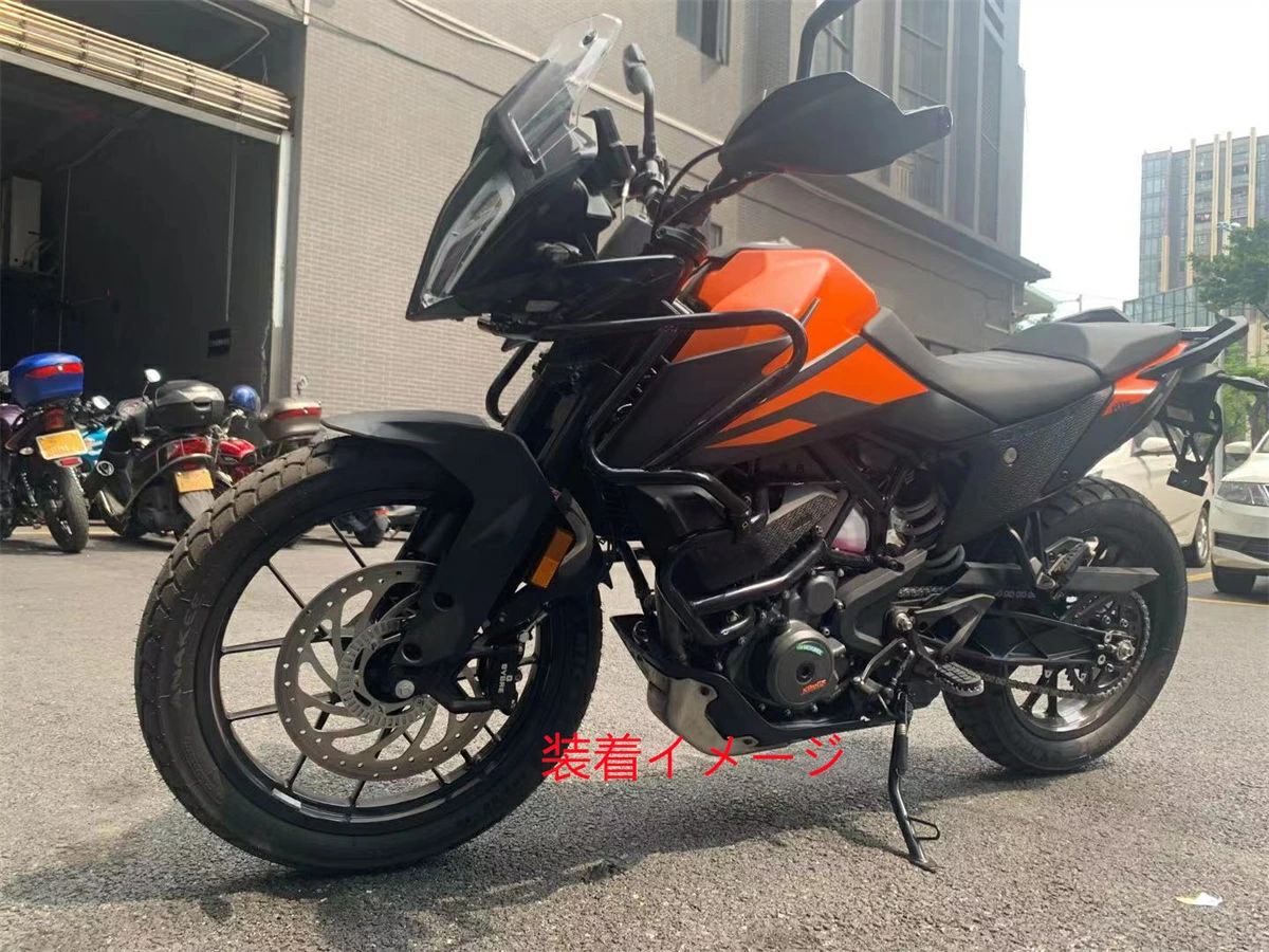 KTM 390 ADVENTURE 2020- アッパー エンジンガード 黒 - 日本の商品を