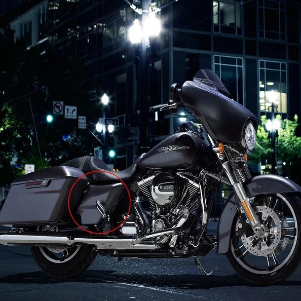 harleyサイドカバー延長用スムース【cn-harley-1584-008a】 - バイク