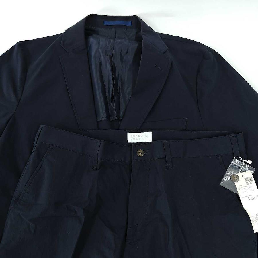 Buy GRAND PHASE Jacket Pants Setup GRAND PHASE XL Navy Men's