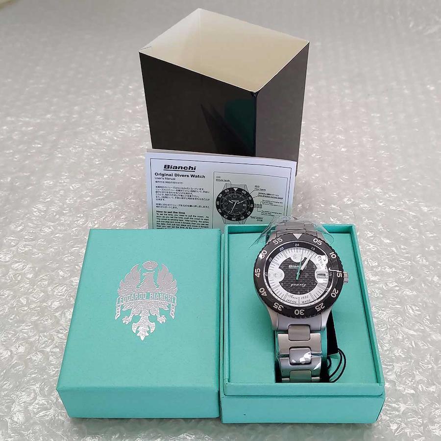 Buy Bianchi BIANCHI SCUBA TX Silver White Watch Diver's Watch Type