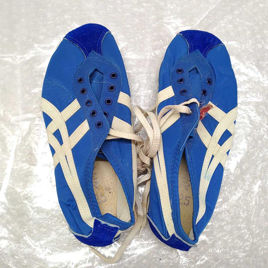 Onitsuka Tiger Running Shoes Size 22.5cm Retro Marap Nylon SP Blue Women's  45330