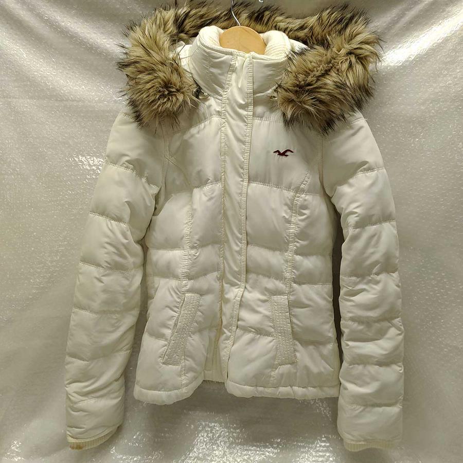 Buy Hollister Co Hollister Nylon Jacket Fleece Lining White Size M  Outerwear Fur Hood Women's 45326 from Japan - Buy authentic Plus exclusive  items from Japan