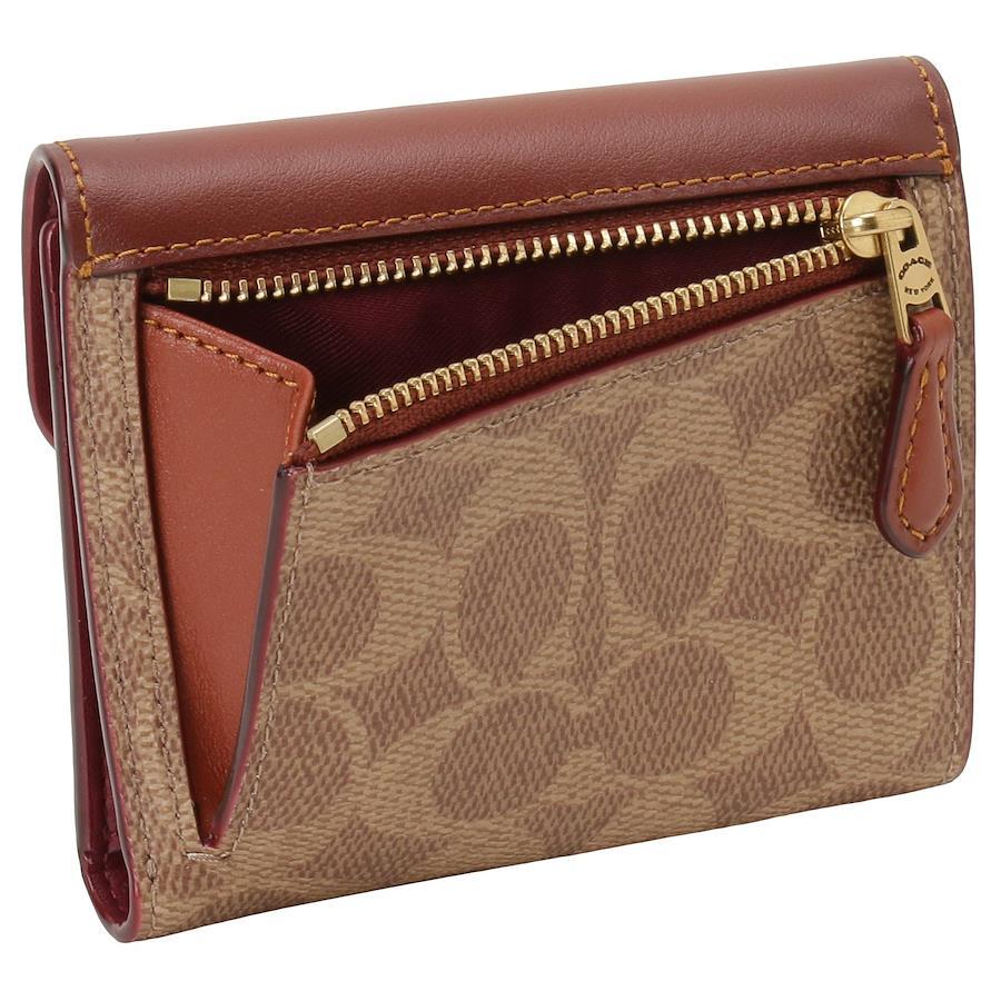 Coach signature trifold online wallet