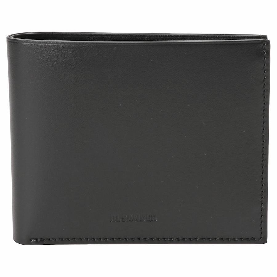 Jil Sander J25UI0001 P5454 001 Embossed Logo Bifold Wallet (no