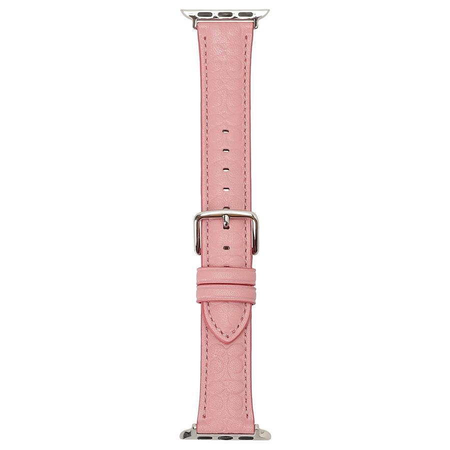 Coach COACH Apple watch strap 14700208 Apple watch strap replacement belt  [38mm/40mm/41mm case compatible * belt only] Signature C embossed leather 